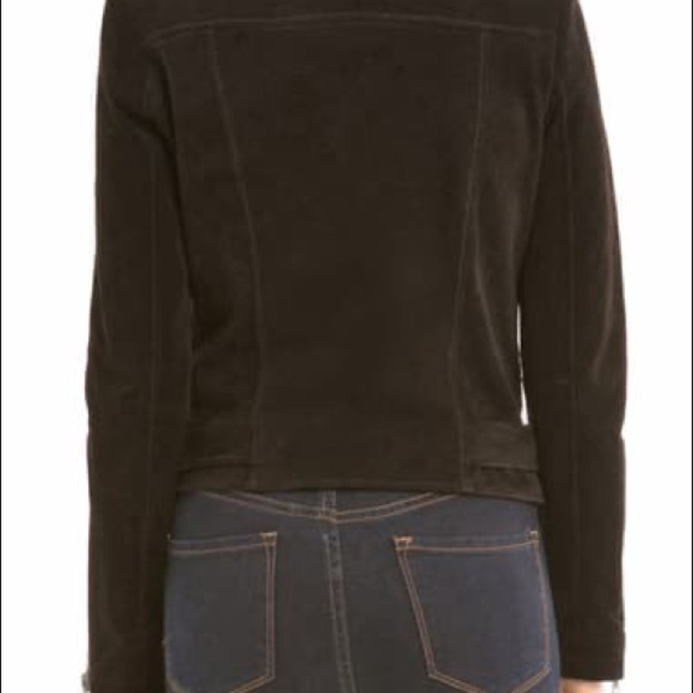 Black Suede Moro Jacket Bagatelle NYC - Picture 3 of 9